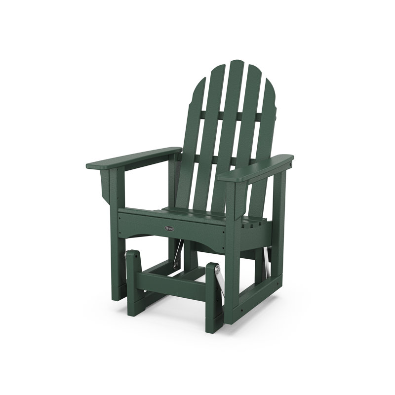 Cape Cod Adirondack Glider Chair, Rainforest Canopy