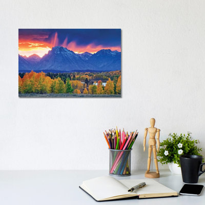 Teton Streaks by Dennis Frates - Wrapped Canvas Gallery-Wrapped Canvas Giclée