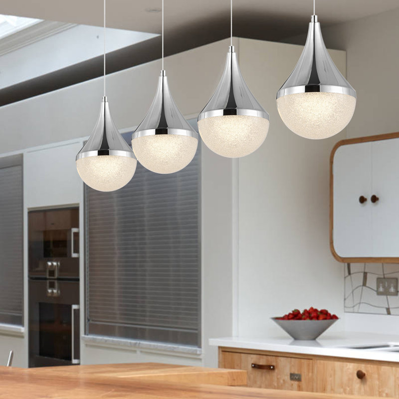 Wyers 1 - Light Chrome LED Pendant