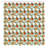 Cammi Floral Shower Curtain with Hooks Included-1768230263