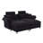 Corduroy Deep Seat Sectional Sofa, Comfortable Cloud Sofa with Ottomans-830614298
