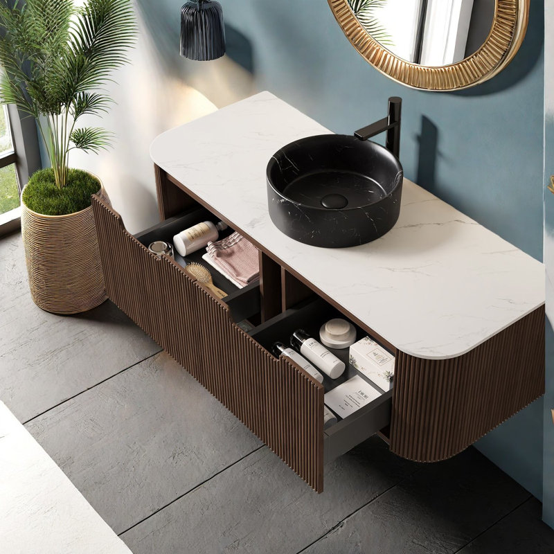Meuble-lavabo et lavabo flottant Modern