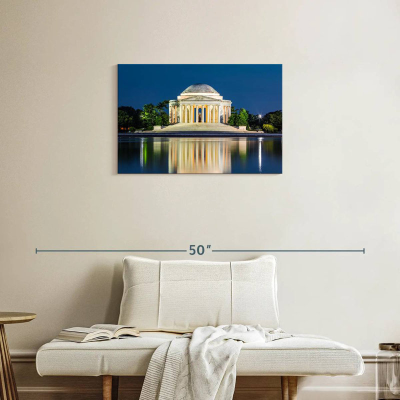 Lilie The Jefferson Memorial, 20" H x 30" W