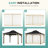 Aoodor Mosquito Netting Screen for Gazebo-109048729-95272006