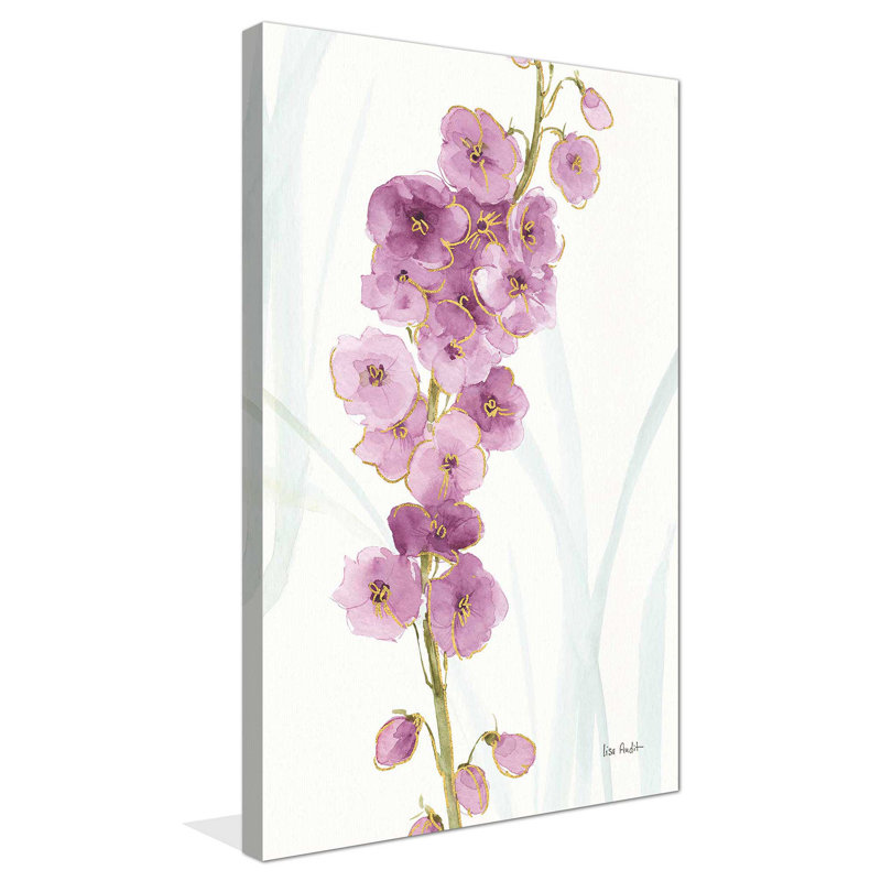 «Rainbow Seeds Flowers VII», reproduction sur toile, H 63,5 po x l 39,5 po x P 2 po, Cadre flottant argent