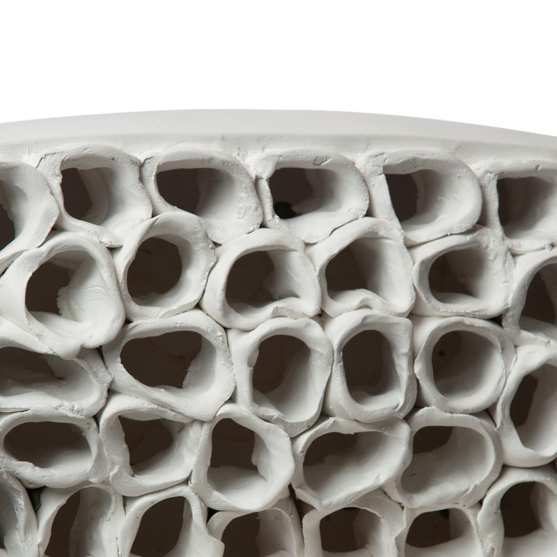 Centre de table Reef - blanc mat