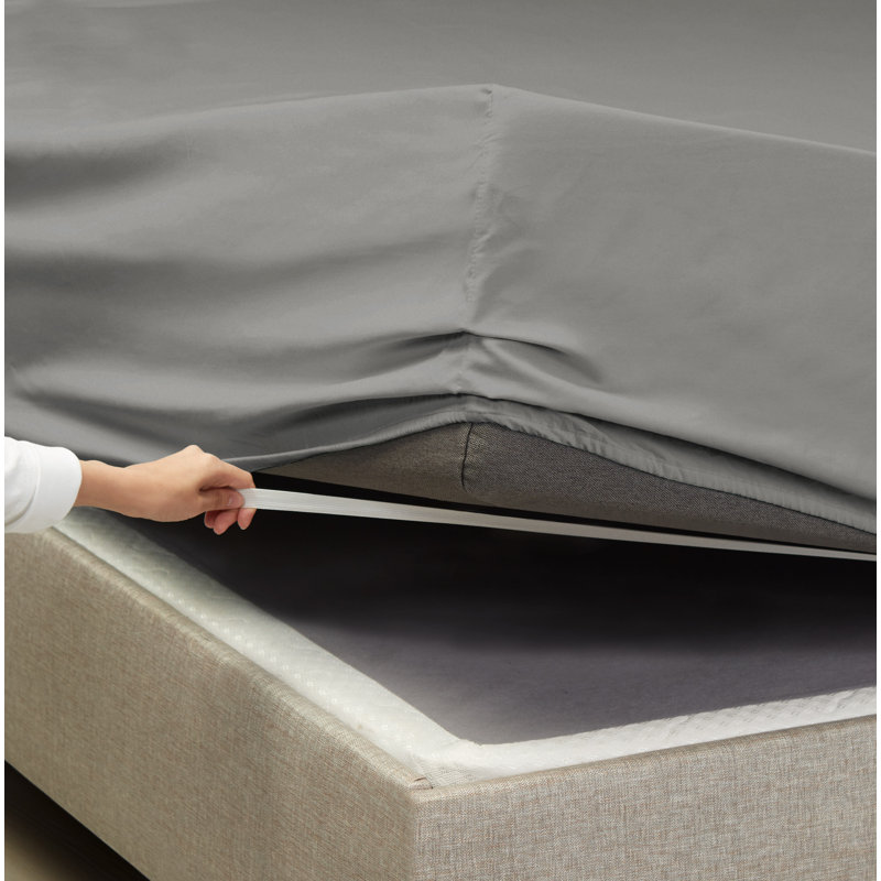 Charcoal Gray Twin XL Deep Pocket Microfiber Sheet Set