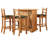 Dovray Counter Stool with Solid Wood Frame