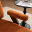 Chaise d'appoint rembourrée de style Mid-Century avec pieds en bois massif-1596808932