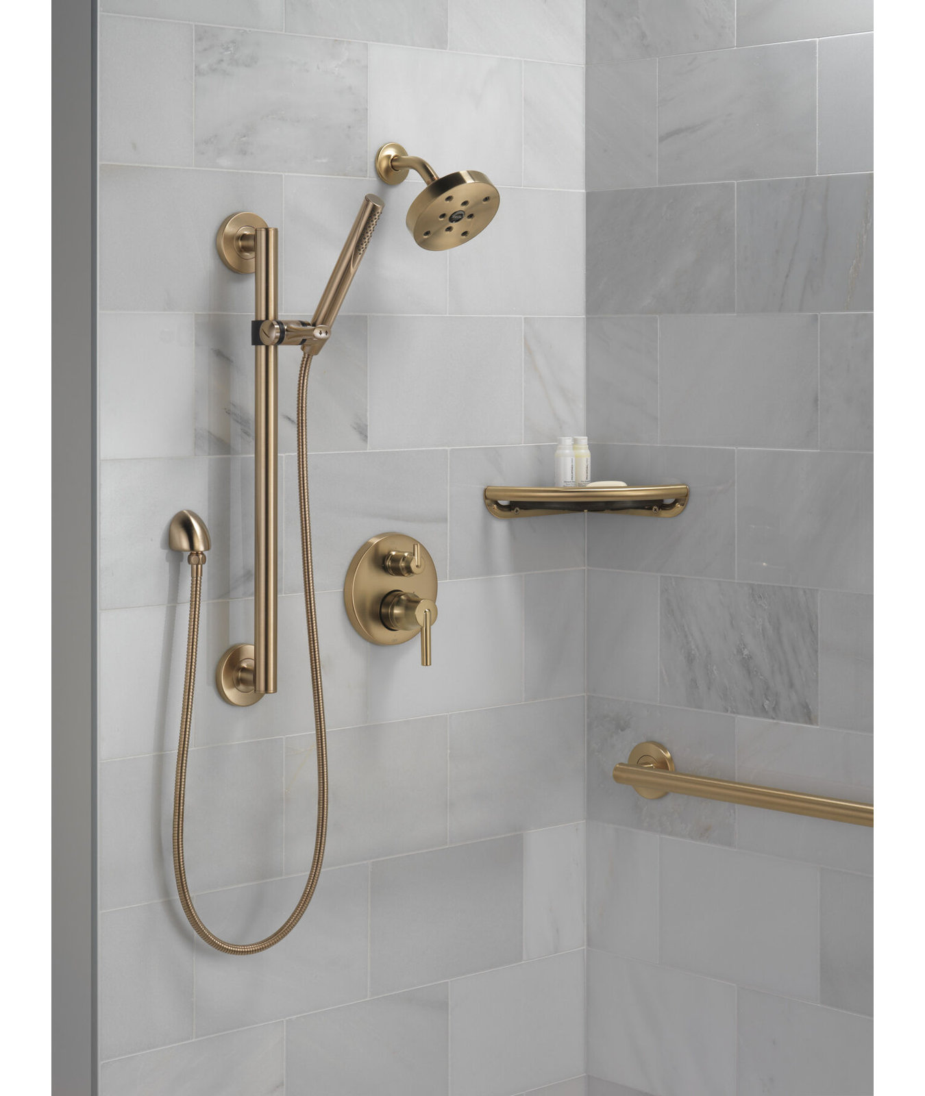 Trinsic 14 Series 3-Setting Shower Diverter Trim, Champagne Bronze