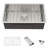 Undermount Kitchen Sink - 32"X18"X9" Stainless Steel 16 Gauge Deep Single Bowl Sinks