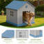 Niche pour chien d'intérieur en résine imperméable 32,53 "toutes saisons (bleu)-1265586472-1271840532