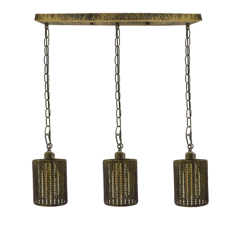 Chonie 3 - Light Kitchen Island Pendant, Yes, Brushed Brass