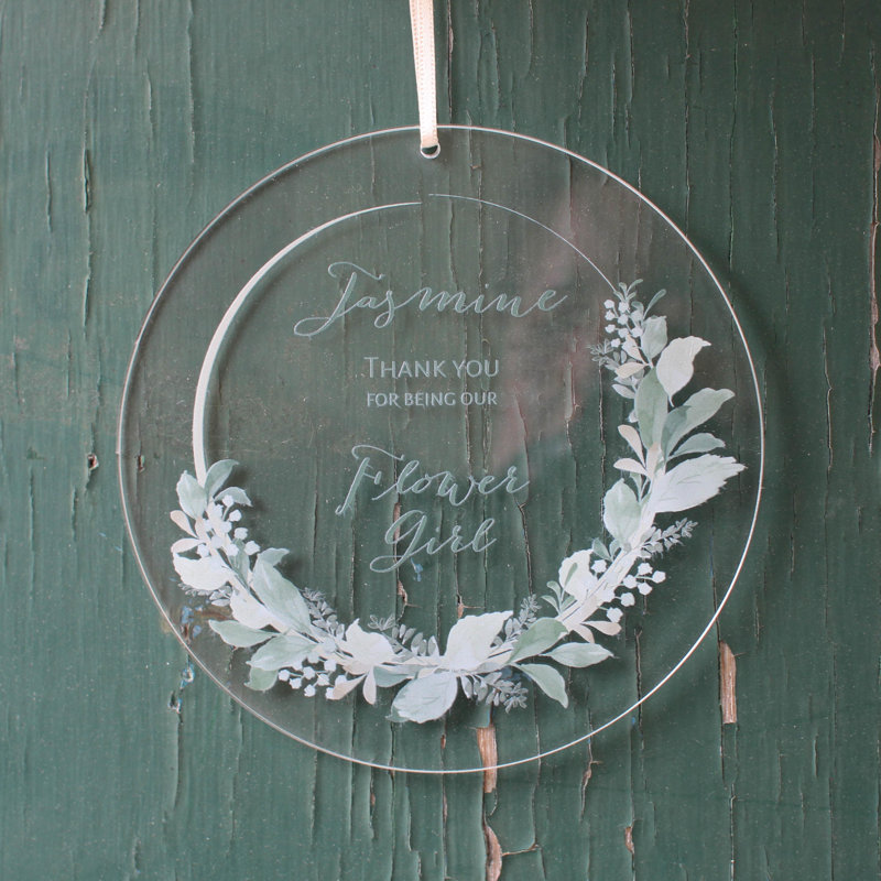 Johnice Personalised Thank You Hanging Decoration, Yes