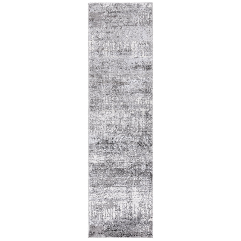 Tapis à poils longs Custar, Tapis de couloir 2 pi 2 po x 8 pi