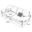 Coussin modulaire en cuir véritable-109022748-109022753