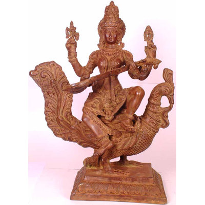 Grande taille Hansarooda Veena-Vadini (un chef-d'œuvre)