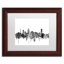 «Montreal Canada Skyline B&W», impression encadrée-40402156-69492834-17769403