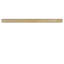 12" x 1" Honed Travertine Pencil Liner Tile Trim in Cream