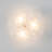 3 - Light Frosted Glass Bubble Sputnik Semi Flush Mount-1577494006