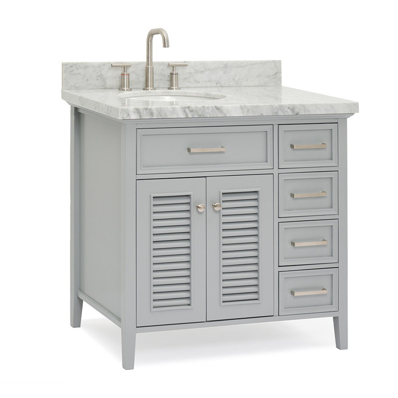 Kensington 37'' W Single Vanity, Gray