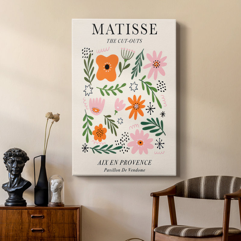 Matisse CXC III, reproduction d'art encadrée sur mesure, galerie Cavas, H 60 po x l 40 po