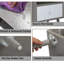 Table de chevet 1 tiroir Creline - gris / blanc