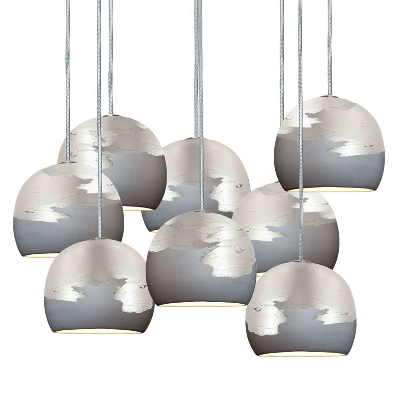 8 - Light Chandelier, 108" H x 18" W x 18" D