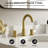 Widespread 2-handle Bathroom Faucet With Drain Assembly-116874336