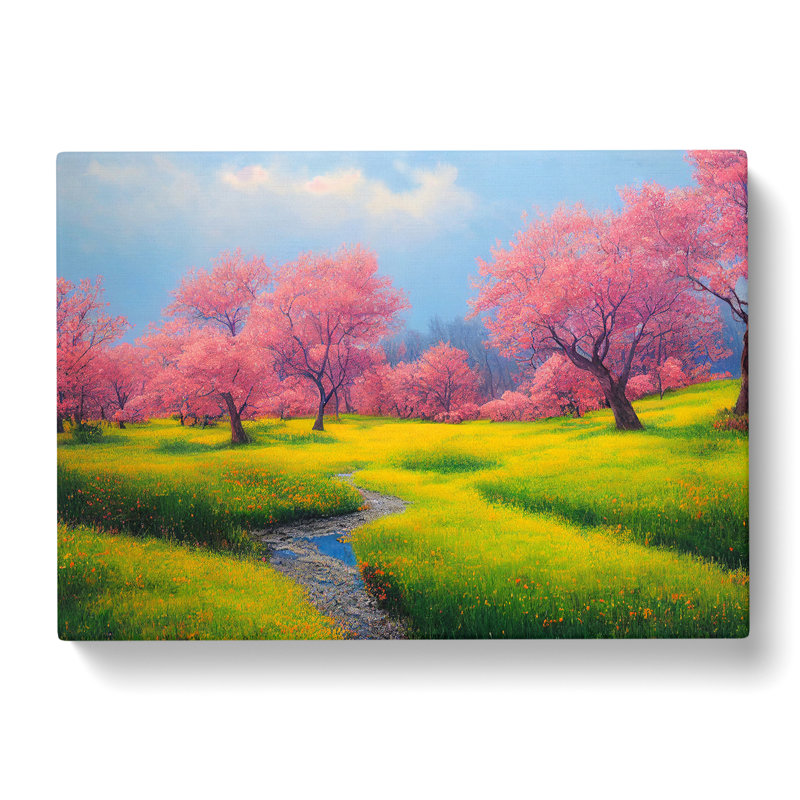 Effervescent Spring Forest - Wrapped Canvas, 35cm H x 50cm W x 3cm D