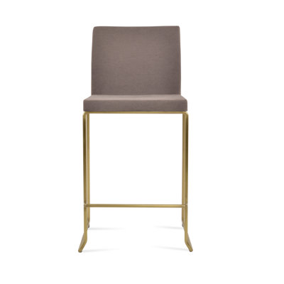 Tabouret de bar et de comptoir empilable en laine Aria