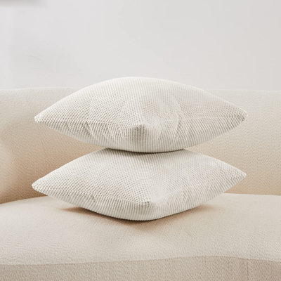 Raeyana Cream Square Cushion Cover