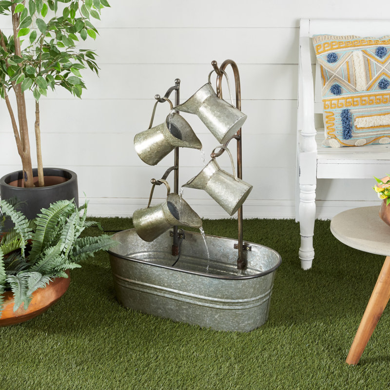 Artim Outdoor Metal Cascade Fountain
