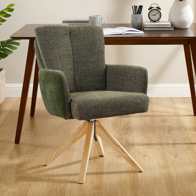 Chaise de bureau Bernab, Vert