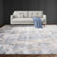 Hand Woven Silk and Wool Abstract Area Rug-79518578
