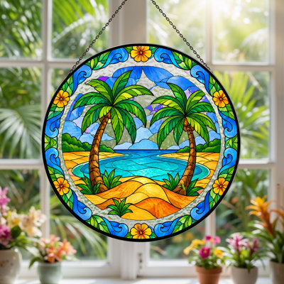 Nautical & Beach Window Panel