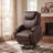 Polyester and Metal Frame Power Lift Massage Recliner -932232743