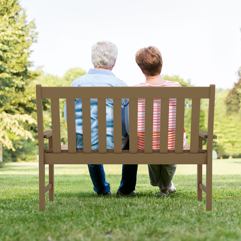 Outdoor Bench, Brown