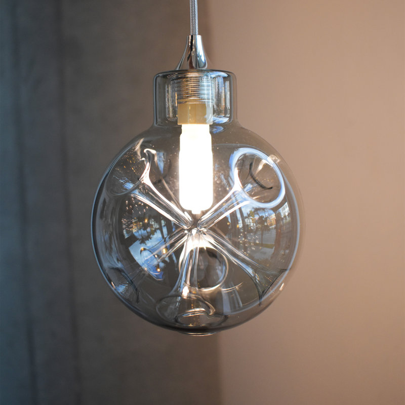 Calla Lilies 6 Pendant Lights, White, Gray