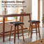 Tabouret pivotant à 360 ° en similicuir Federica-1009843947