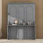 Grand lit escamotable en bois avec bureau, éclairage DEL et station de charge-1547202567