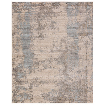 Mollett Abstract Tan Area Rug