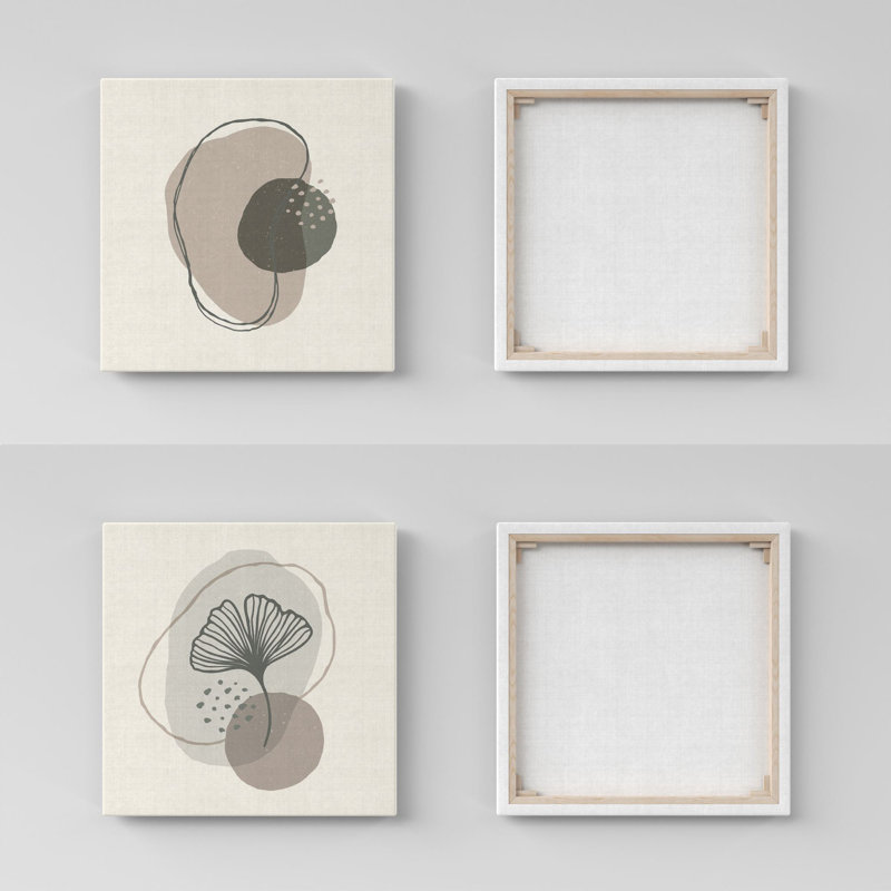 Stunning Decorative Canvas Paintings (2 Pieces), 19.7 x 19.7 Inches Each | 100% Canvas with 100% Wooden Frames | Perfect for Living Room & Bedroom Decor, Adds Elegance and Style to Any Space
