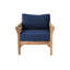 Monterey Teak Outdoor Club Chair with Sunbrella Cushions-1202803215