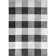 Vasag Plaid Power Loom Performance Black/ Gray/ White Rug