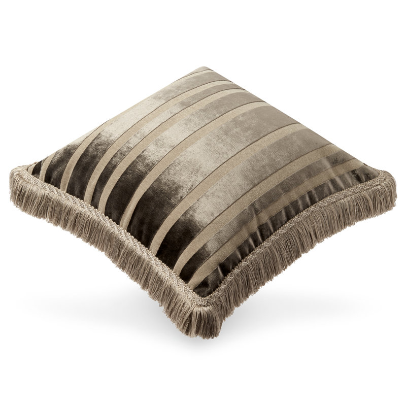 Pewter Posh Throw Pillow