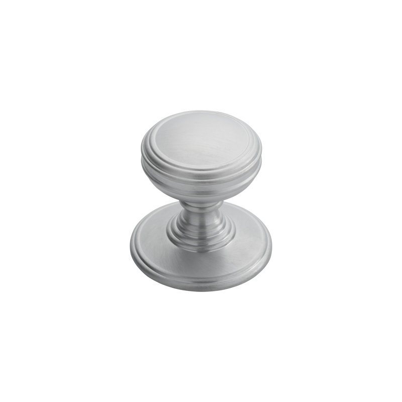 FTD DELAMAIN PLAIN KNOB 30Mm, Satin Chrome