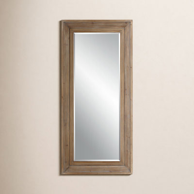 Meria Wood Rectangle Wall Mirror