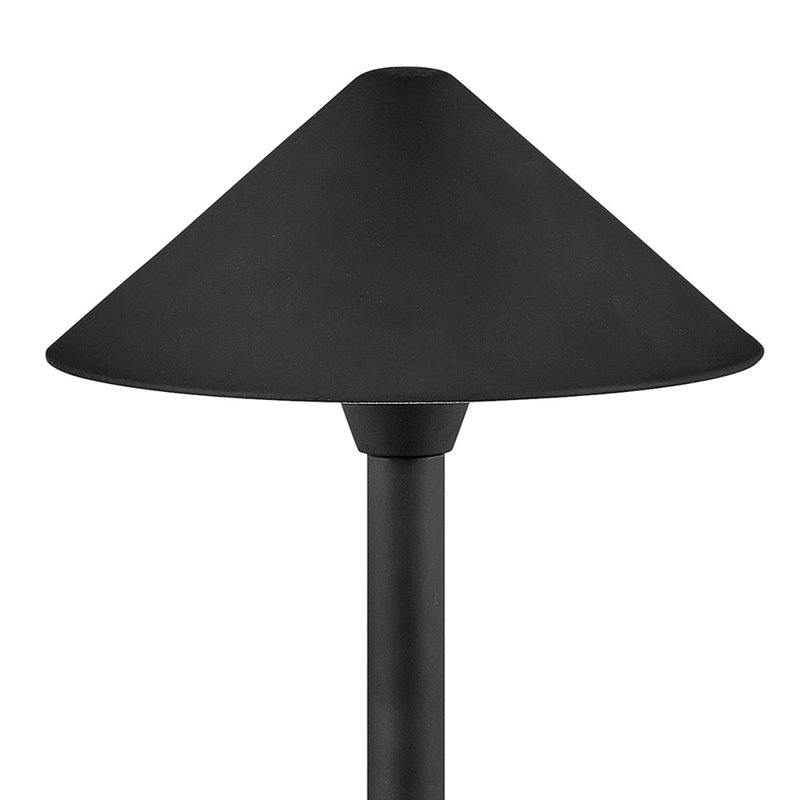 Low Voltage Pathway Light, Black, 16" H x 8" W x 8" D
