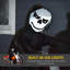 Décorations d'extérieur d'Halloween gonflables Grim Ghost Biker